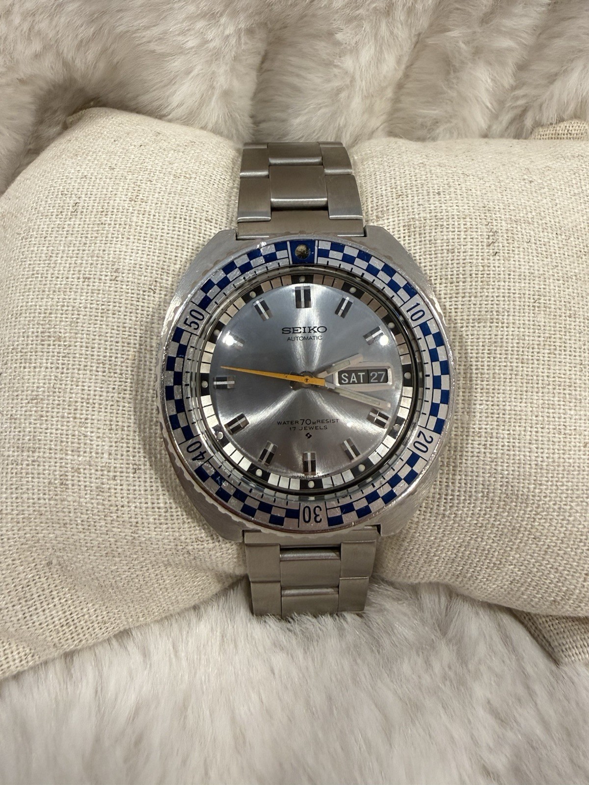 Seiko Rally Diver 6106-7117 – Vintage 1970s Rare Blue Bezel – Great Condition