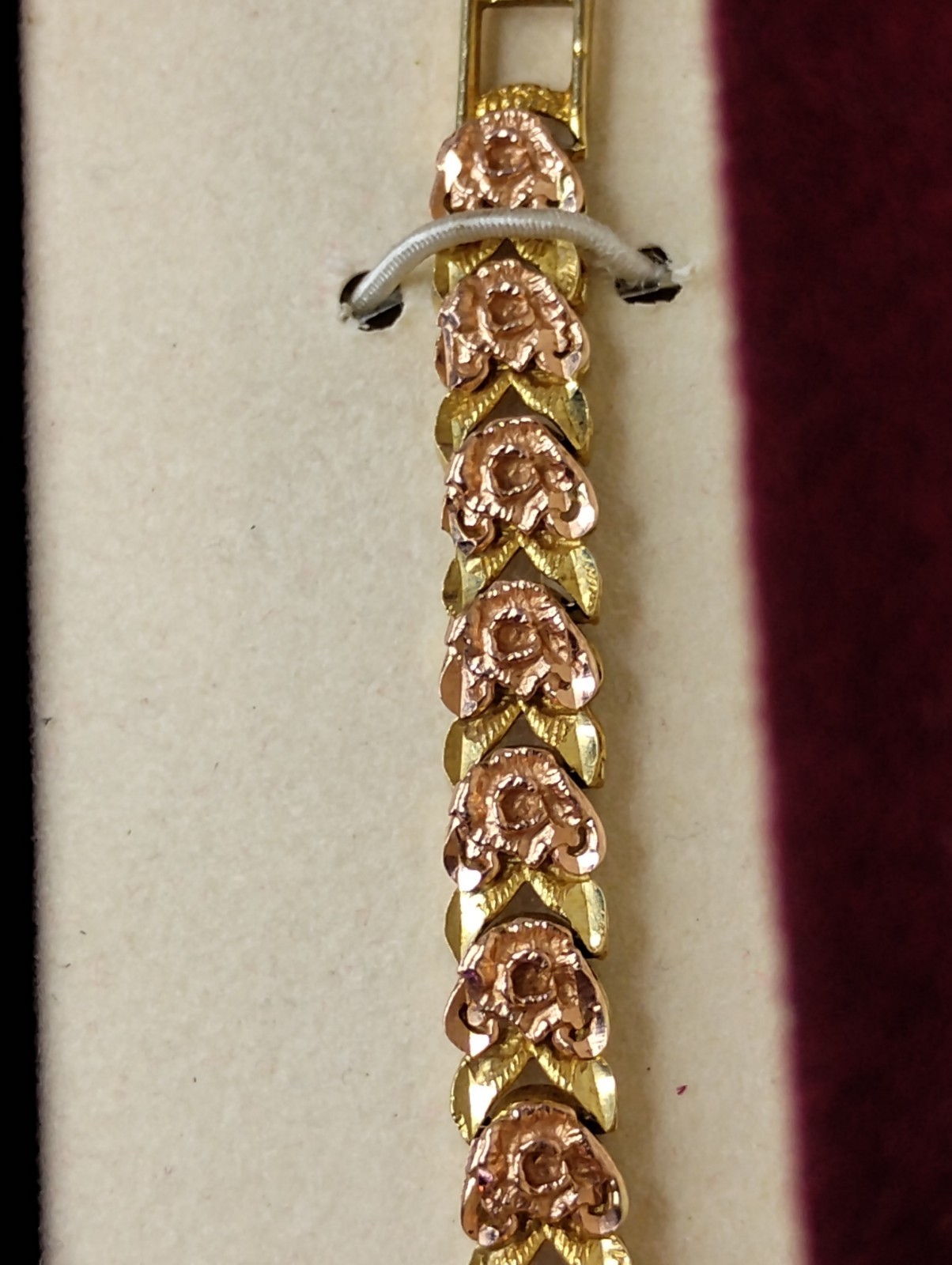 Geneve Classic 10 Kt Gold Watch Vintage YG W/ Rose Gold Beautiful & Working Rare