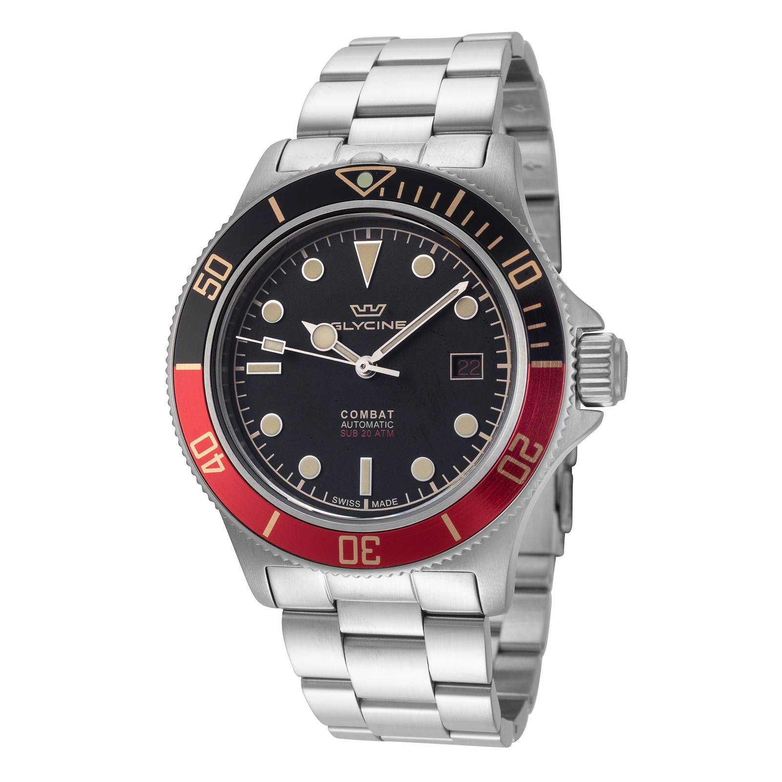 Glycine Men’s Combat Sub 42mm Automatic Watch GL0387