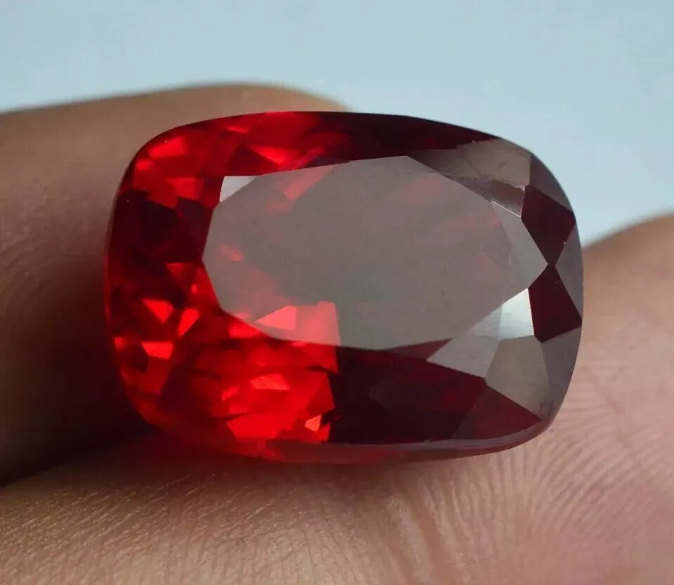 Red Ruby Natural Burmese Cushion Cut 98-100 Ct EGL Certified Loose Gemstone