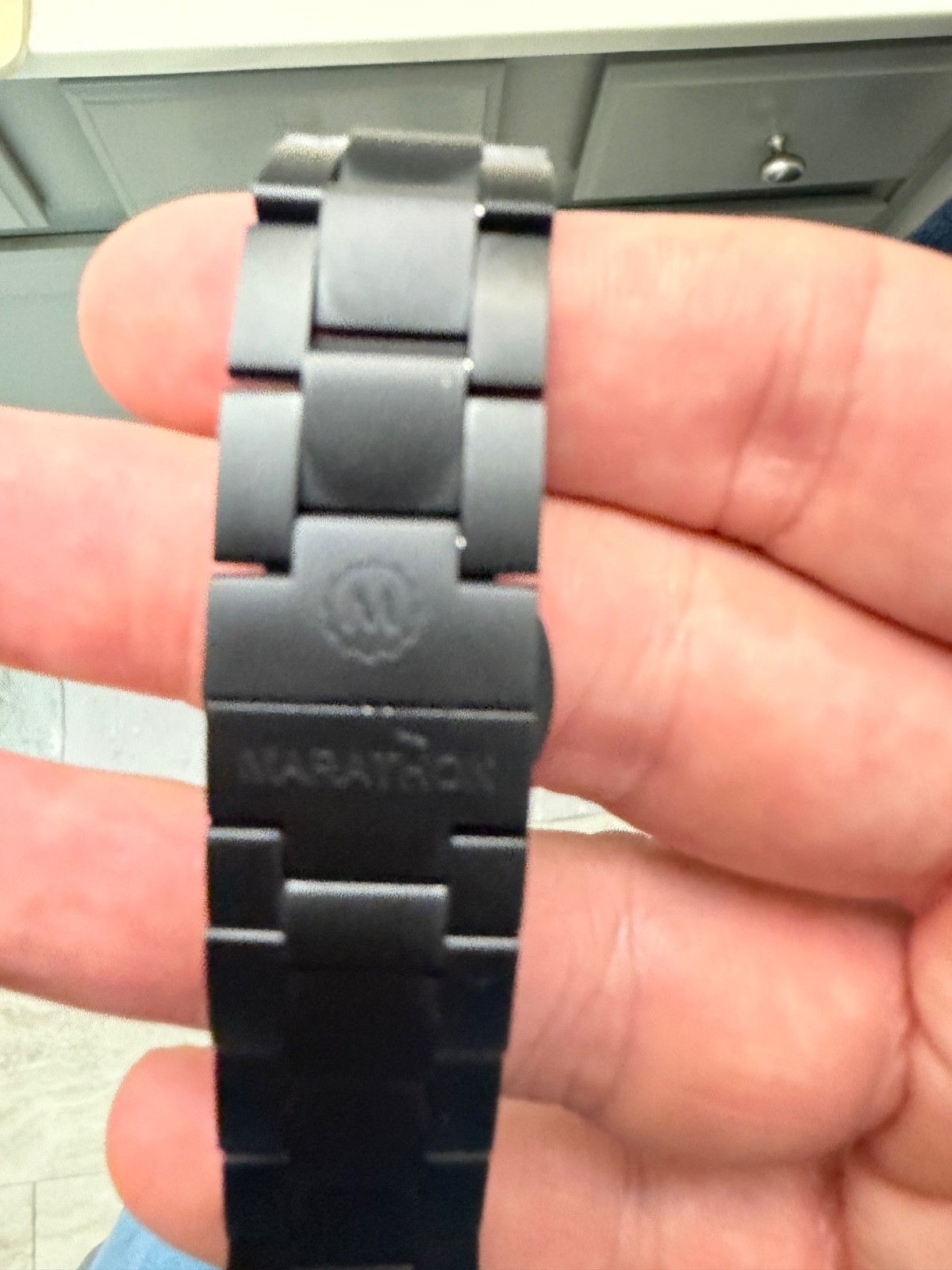 20MM BRACELET ANTHRACITE FOR LARGE DIVE