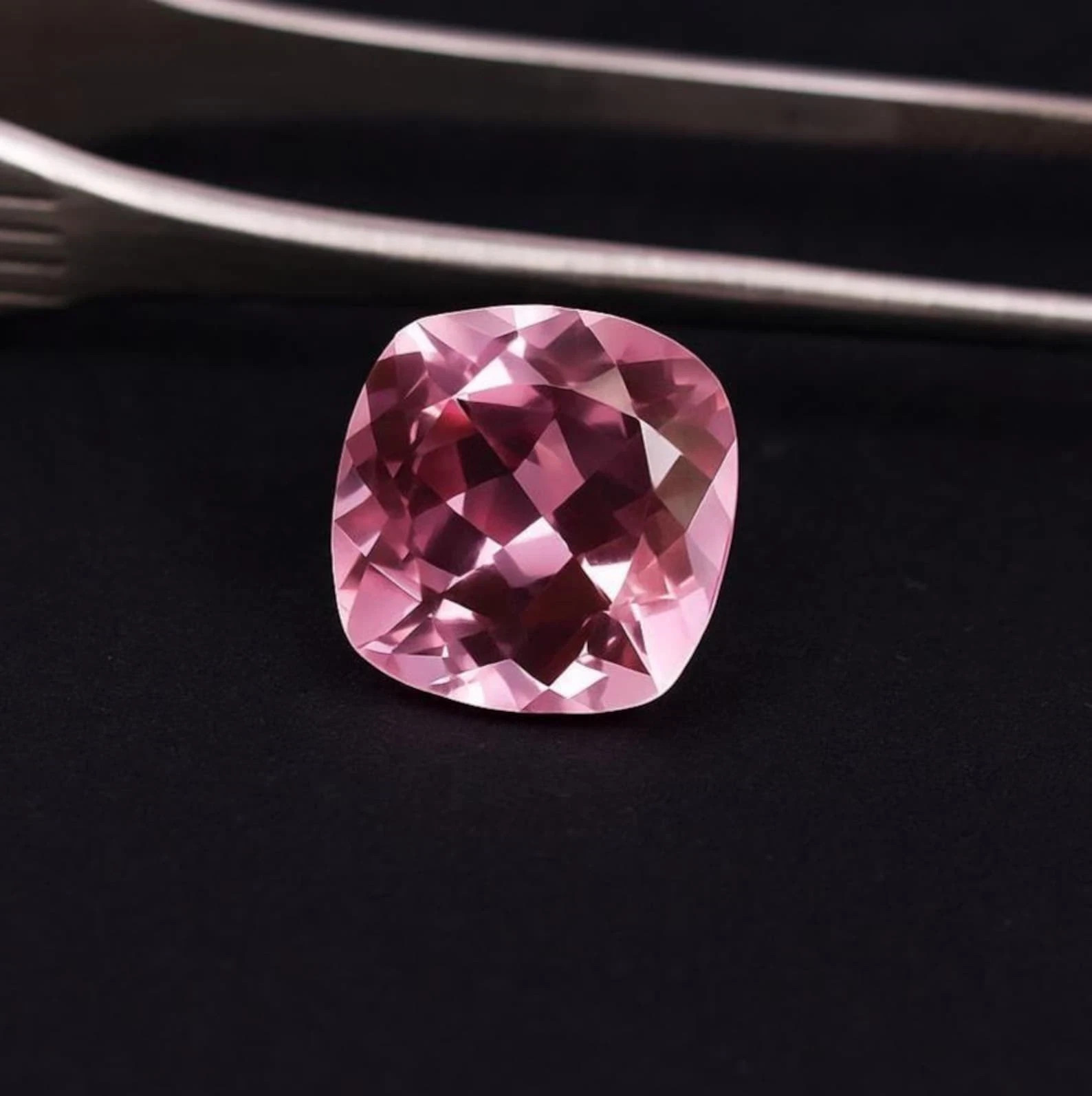 9.8 Ct Natural Ceylon Padparadscha Sapphire Cushion Cut Loose Gemstone Certified