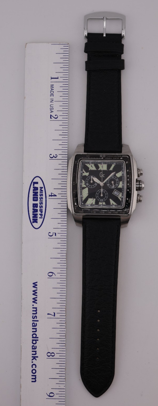 Guess Collection Swiss Made Men’s Chronograph Watch – GC 30007GA – New Battery
