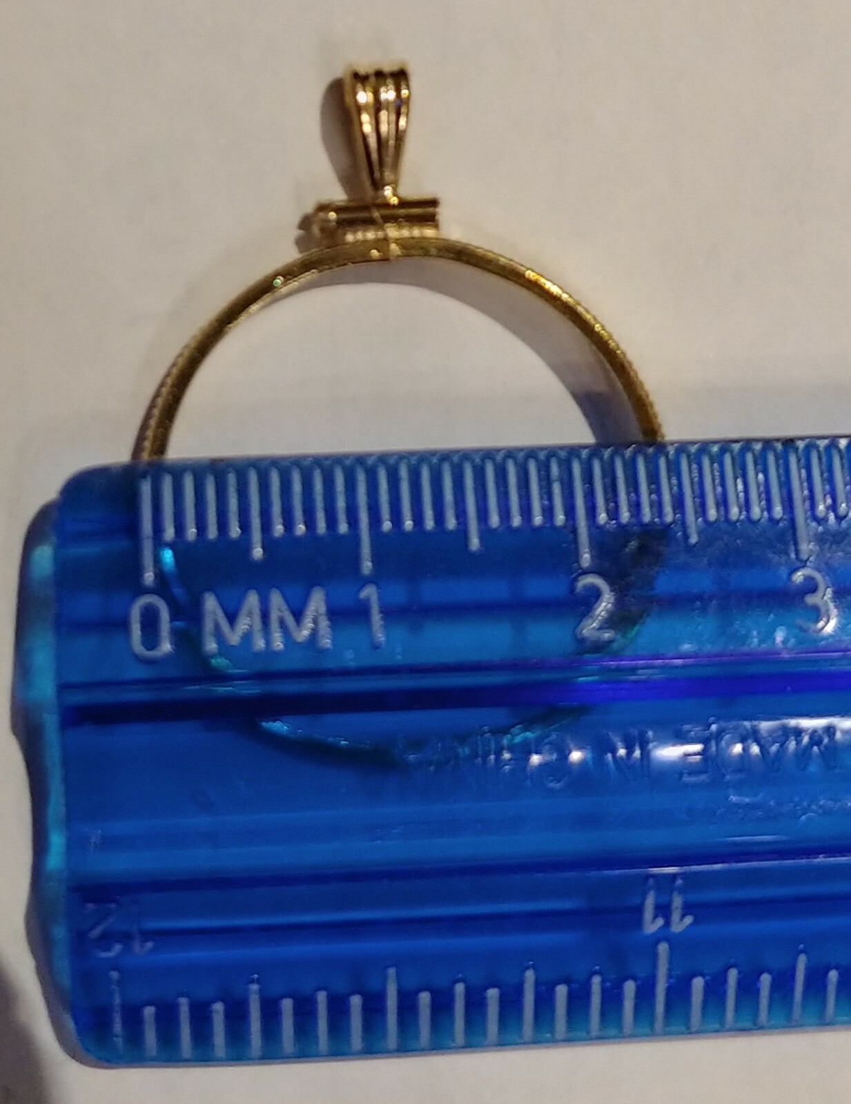 Fuller Findings Vintage Yellow Gold Filled Quarter Bezel Pendant set of two (2)