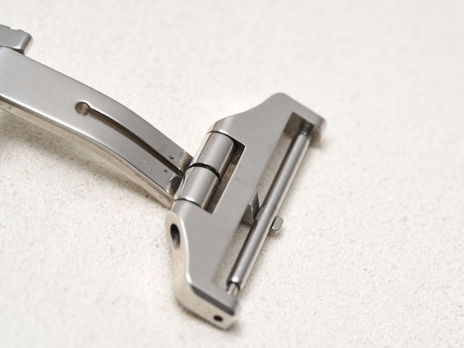 JLC 20mm Deployment Buckle Clasp Steel Double Fold Over Pin Buckle