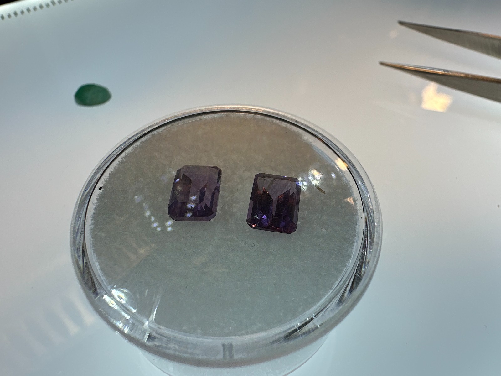 Amethyst Matched Pair 7x5mm Emerald Cut – Approx 2.00 TCW Loose Gemstones