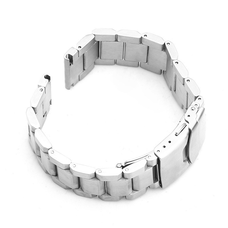 Mens Solid Brushed Watch Band Strap Stainless Steel Bracelet 18 19 20 21 22-25mm