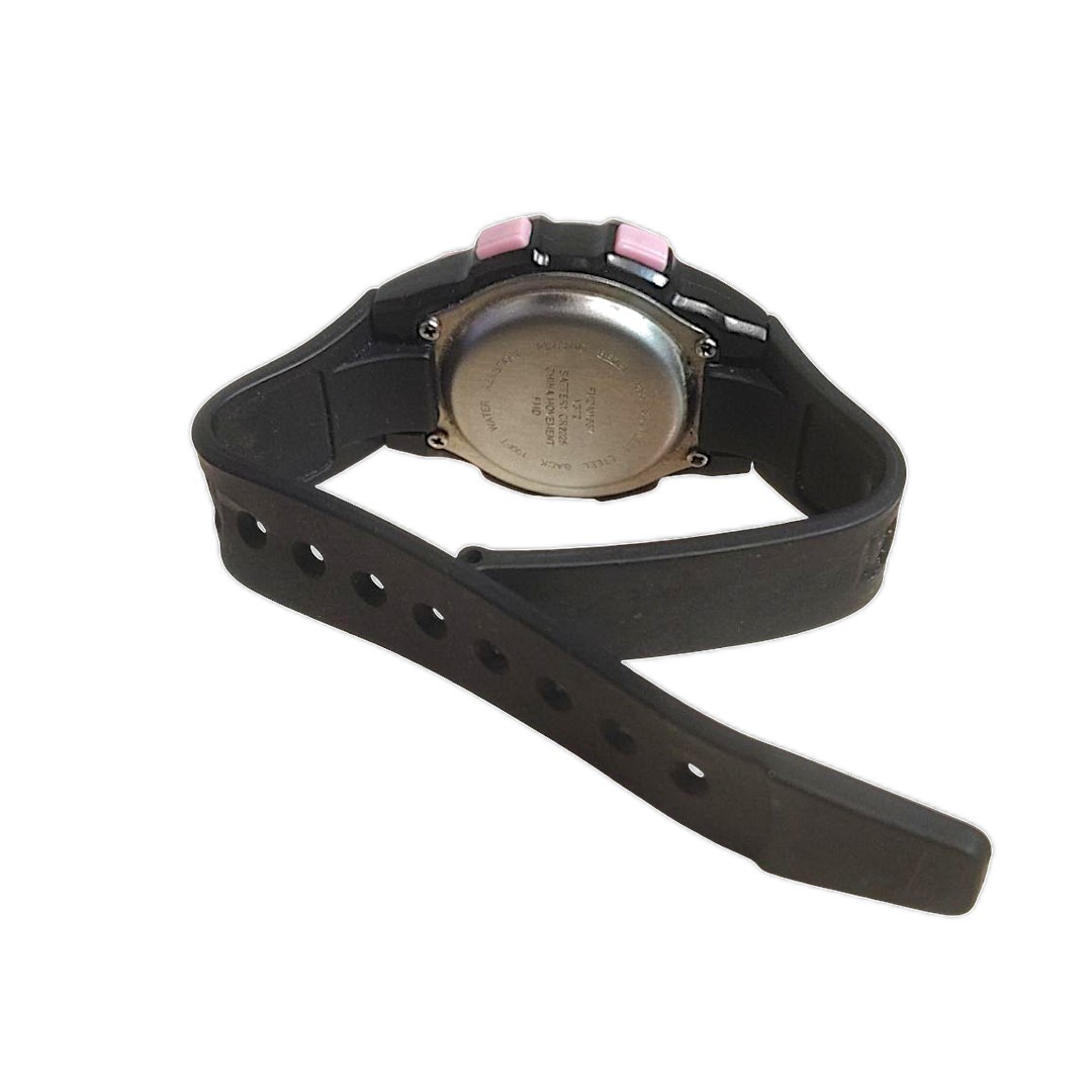 Vintage Ladies Digital Sports Watch WR 100ft (MISSING BUCKLE TONGUE & LOOPBAND)