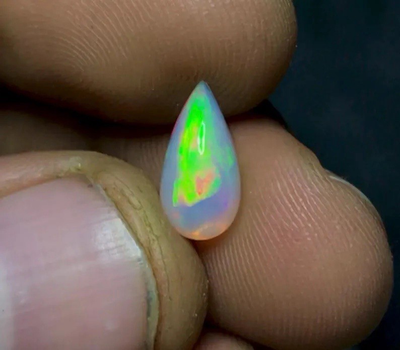 12x6x5.4 mm Natural Welo Ethiopian Opal Cabochon Loose GemstoneNS-190