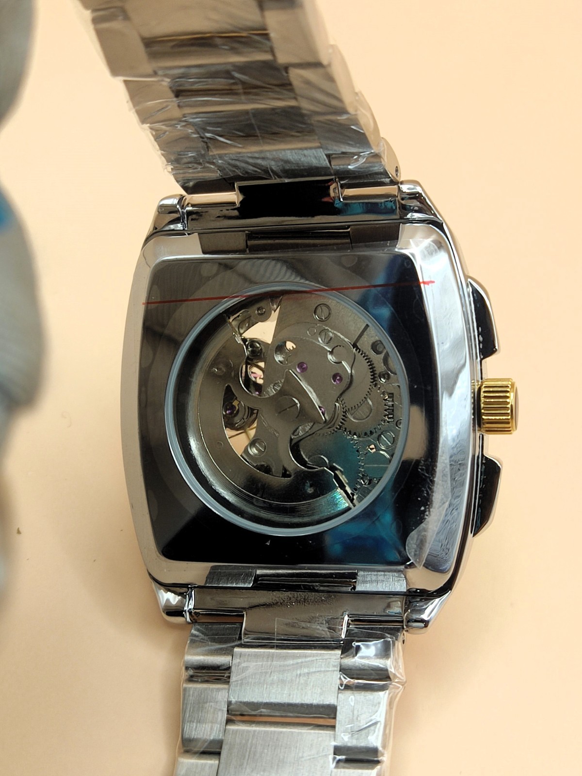 Amazing Versace Automatic Black Dial Analog Refurbished Men’s Wrist Watch