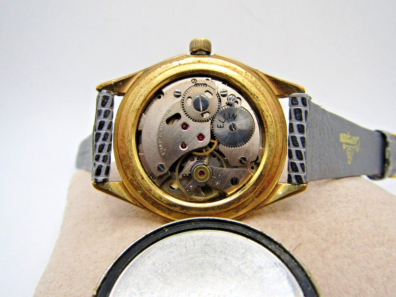 Vintage Gents Helbros Cal. R7389s Push Date Adjust 17 Jewels Watch JB Champion