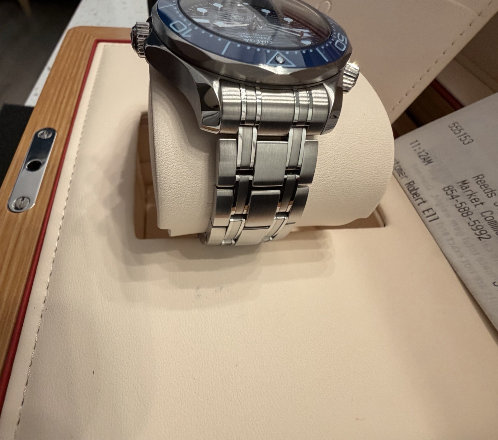 2026 Full Set Omega Seamaster 300M Blue Wave 210.30.42.20.03.001 42mm Box&Papers