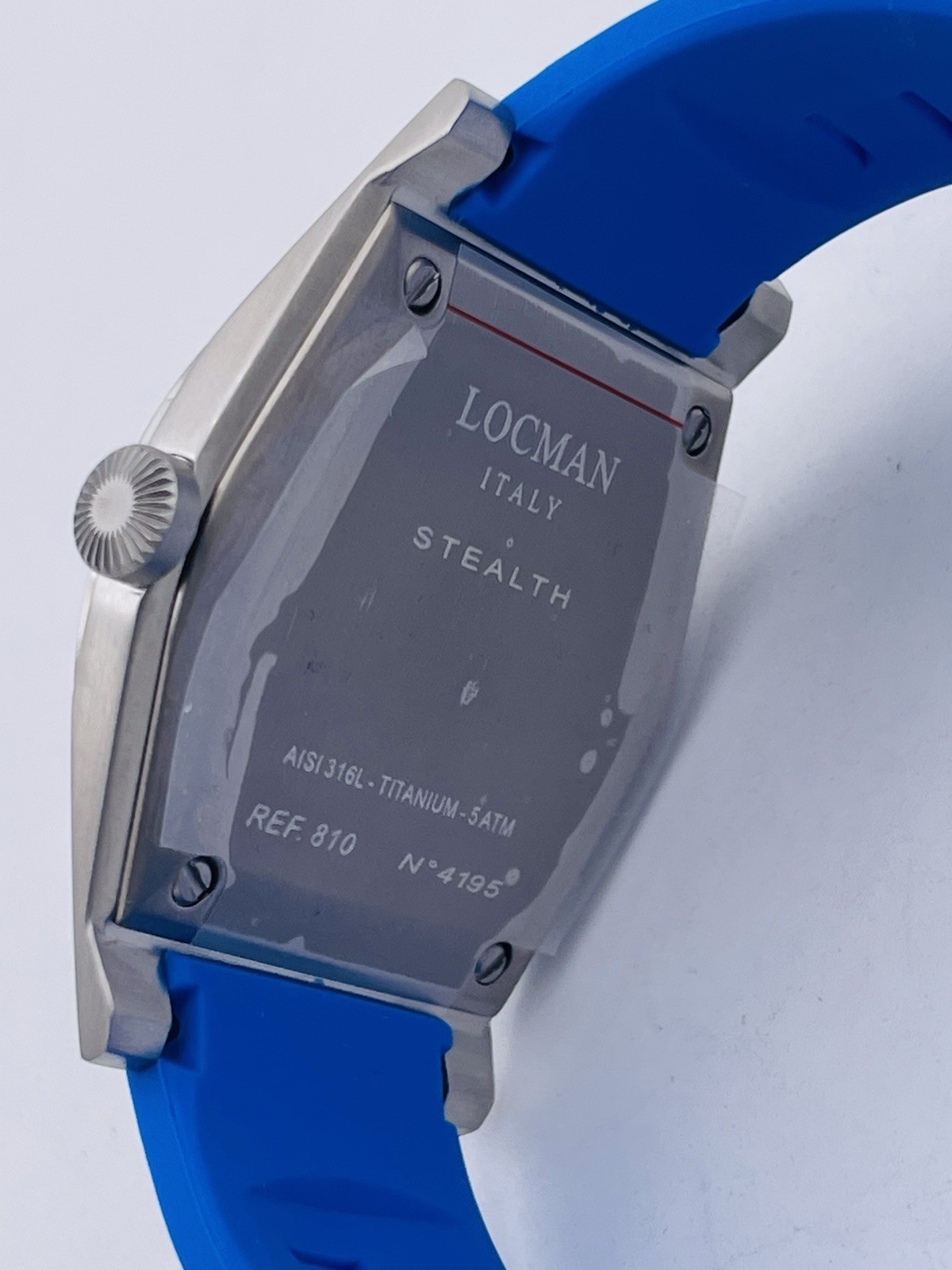 Locman Stealth DATA Quartz Watch 810KBL/319 41mm RUBBER Hot Discount New