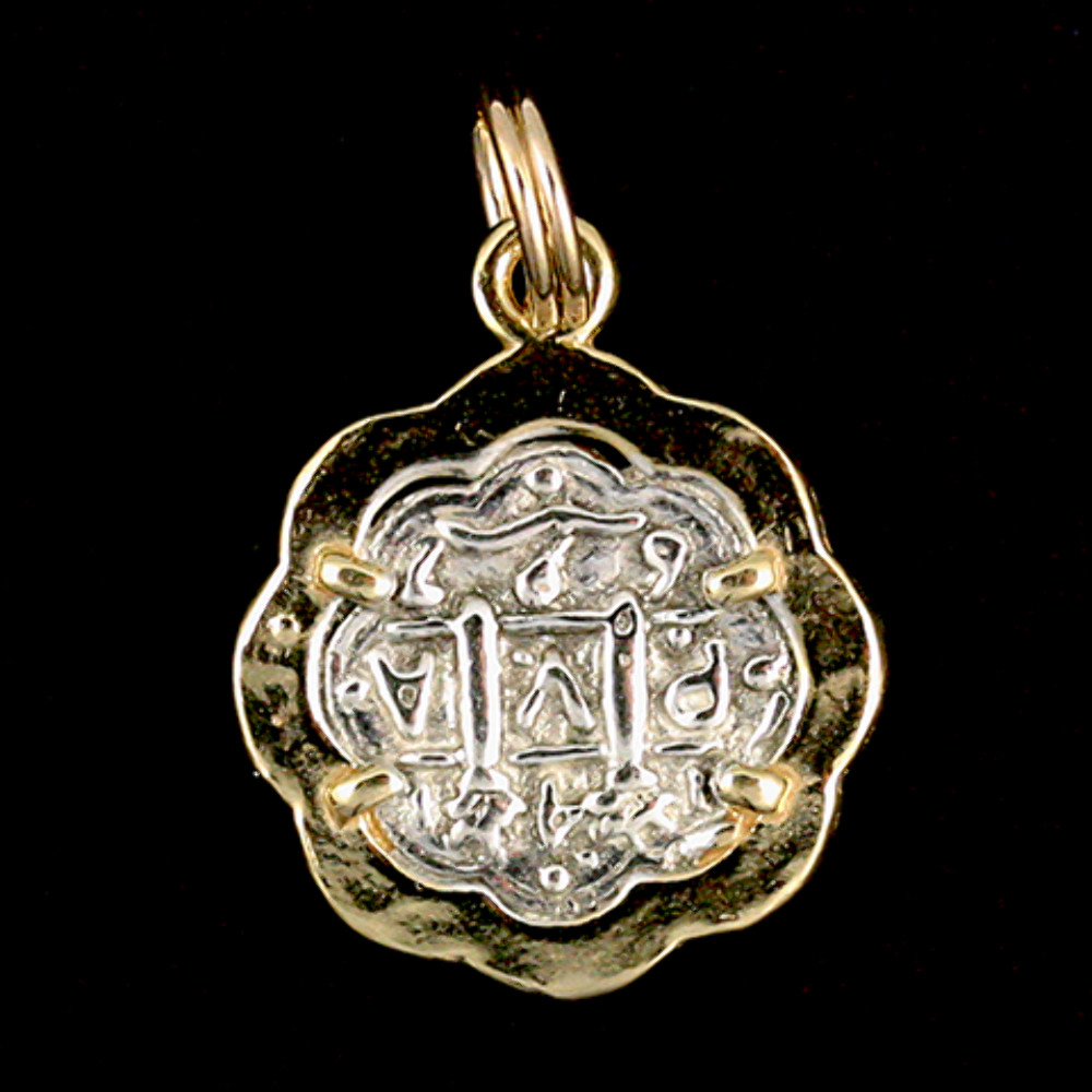 Atocha Sunken Treasure Jewelry – Small Pillar Silver Coin Pendant