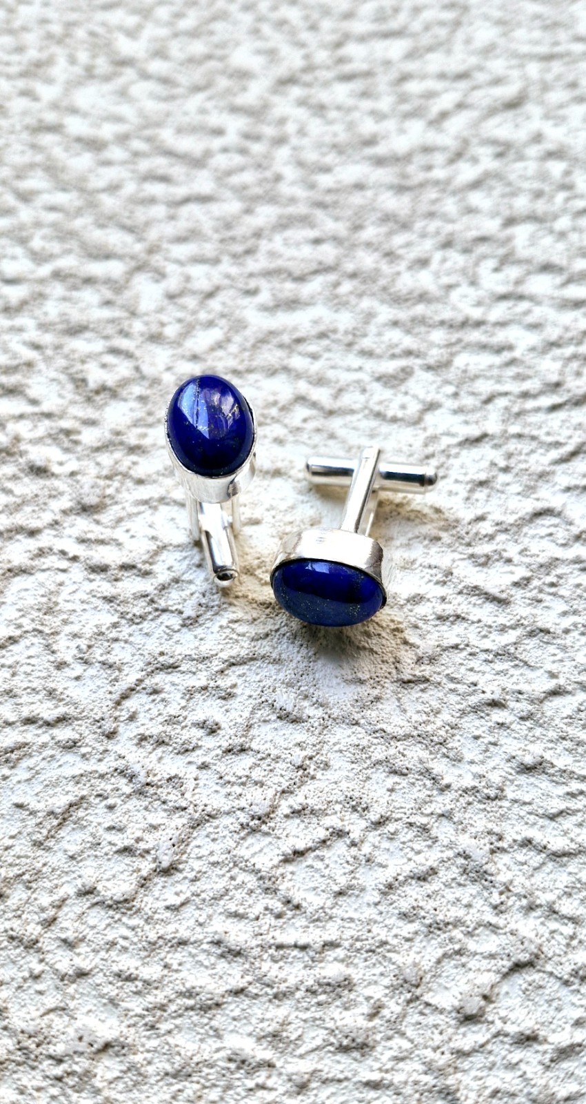 Lapis Lazuli Gemstone Handmade Cufflinks Stnd.