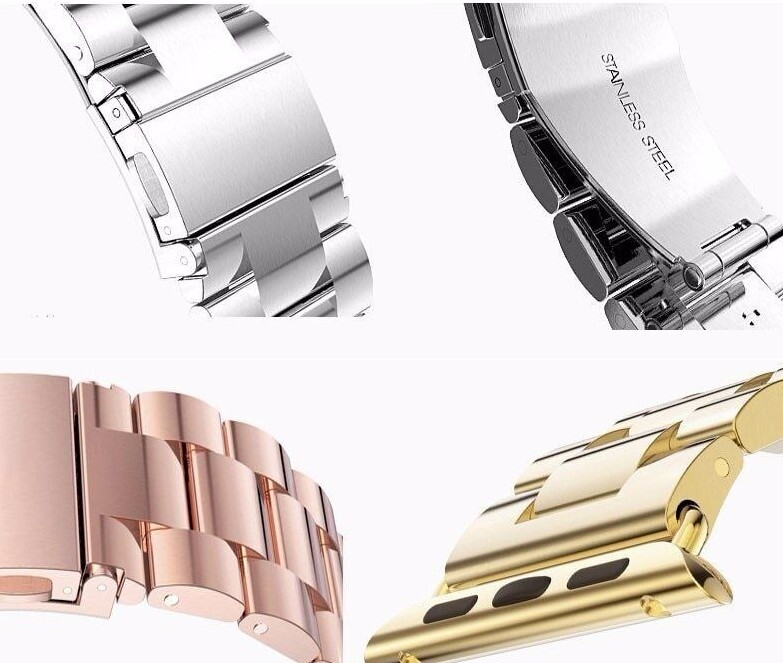 Apple Watch Band Stainless Steel iWatch Strap 38 40 41 42 44 45mm for All Series