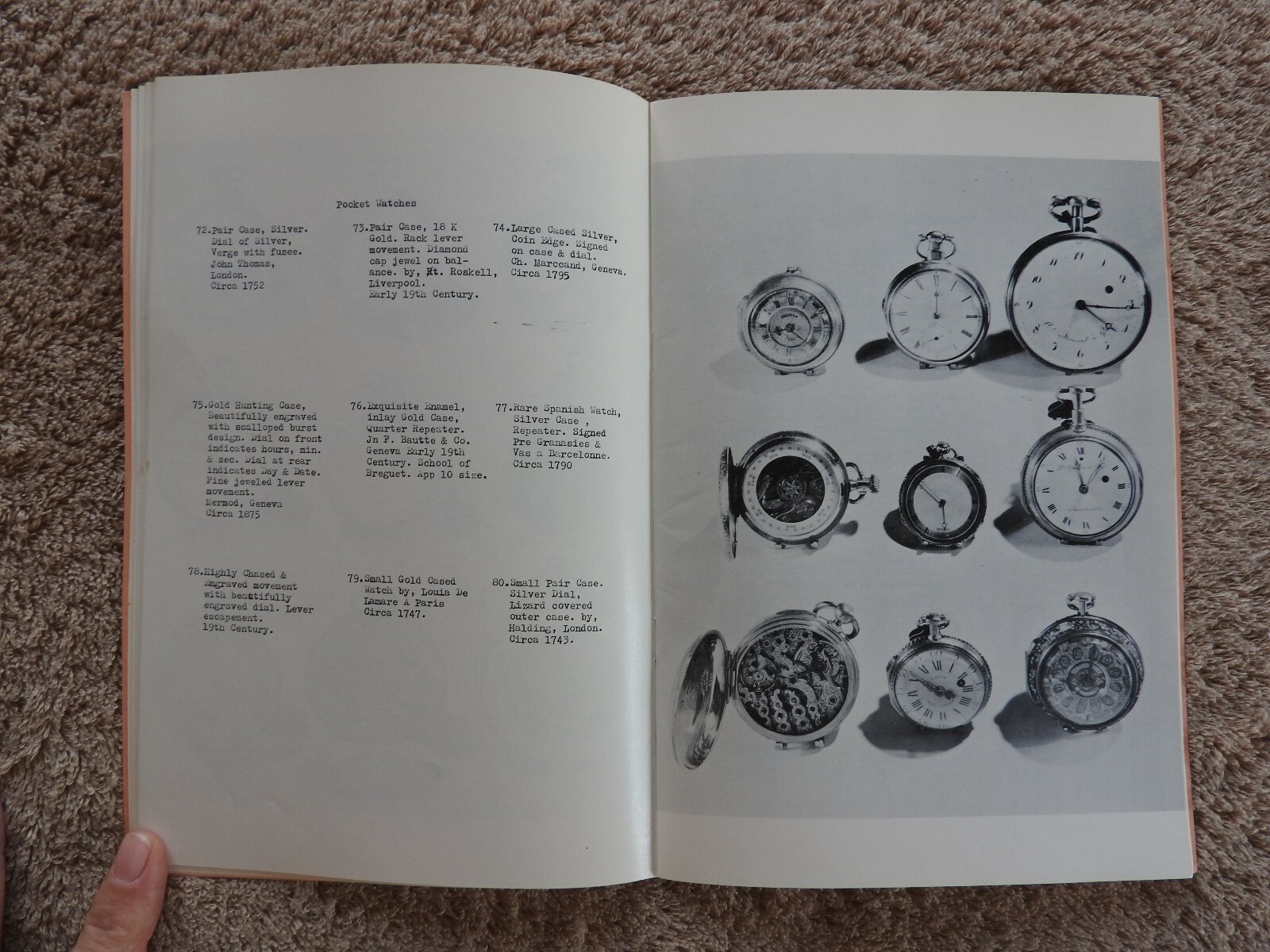 1961 “MR. BARNEY, MASTER HOROLOGIST” POCKET WATCHES 59th ST NEW YORK CITY MINTY