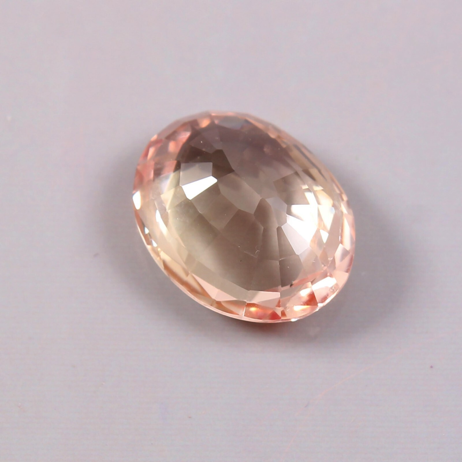 AAA Grade Natural Ceylon Padparadscha Sapphire Oval Cut Loose Gemstone 4.85 Ct