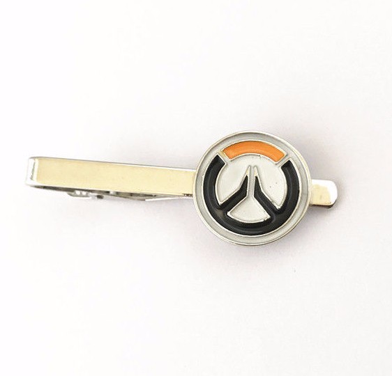 Overwatch On Line Game Logo Metal/Enamel Tieclip