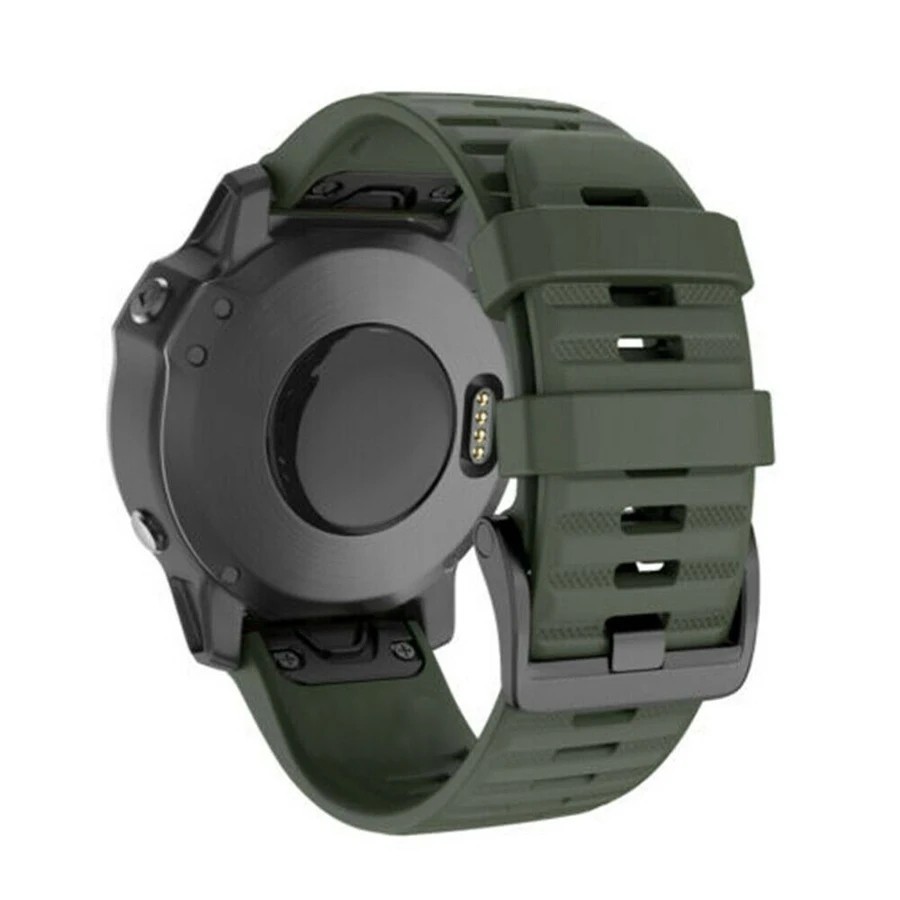 26/20/22mm Silicone Band for Garmin Watch Fenix 8 6 6X 7X 7 Pro 5 5X 5S QuickFit