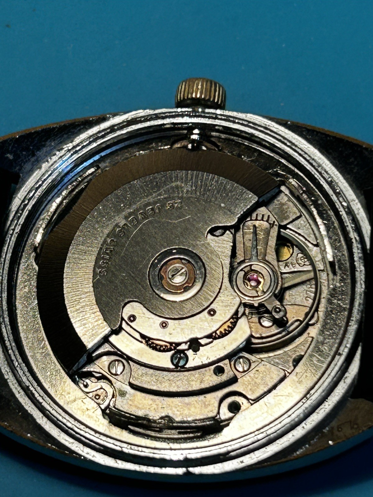 Vintage Men WIRST WATCH Lator AUTOMATIC 25 JEWELS CAL. ETA 2783 SWISS STEEL