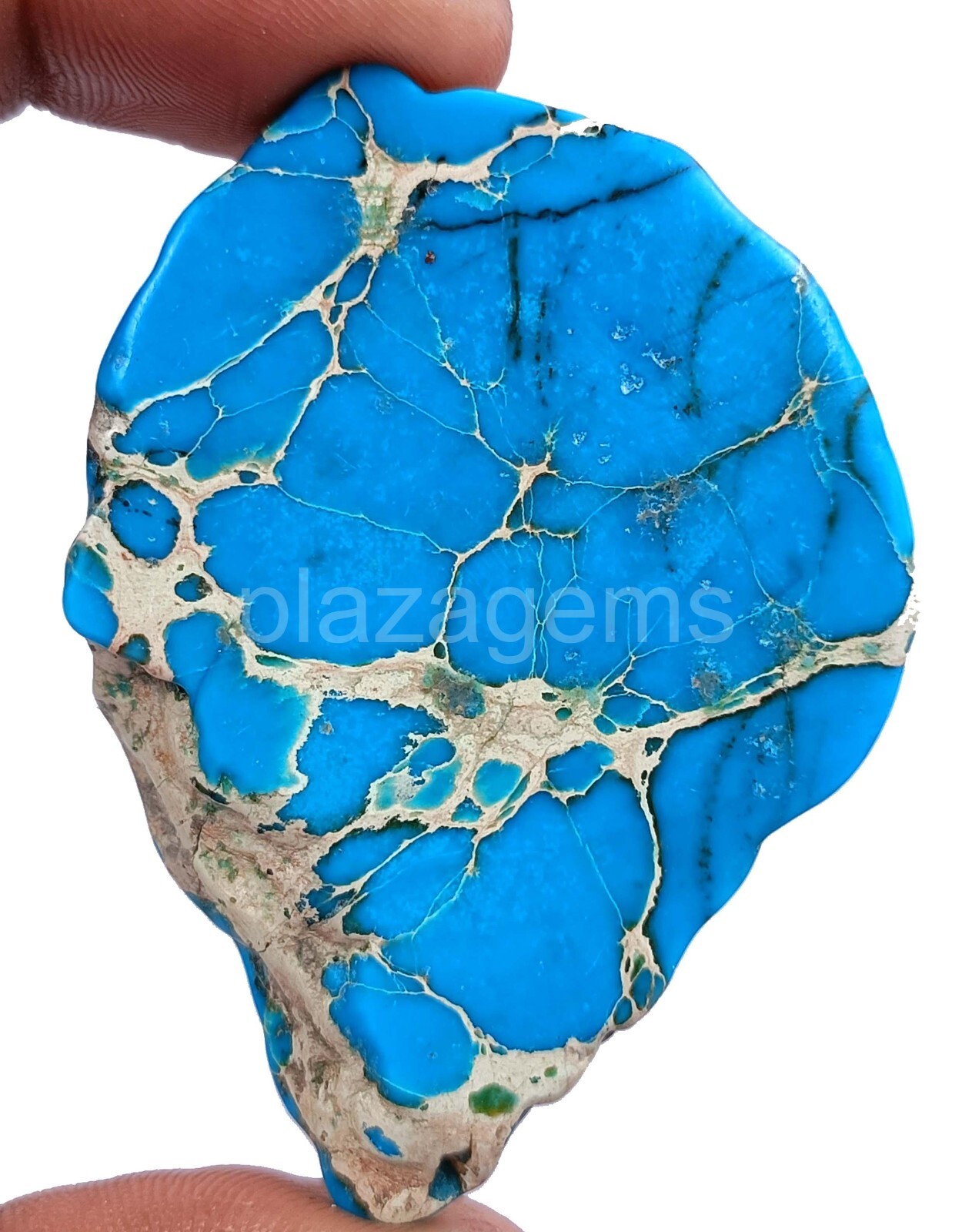 101.00 CT NATURAL BLUE TURQUOISE SLAB ROUGH CERTIFIED LOOSE GEMSTONE 5JRR