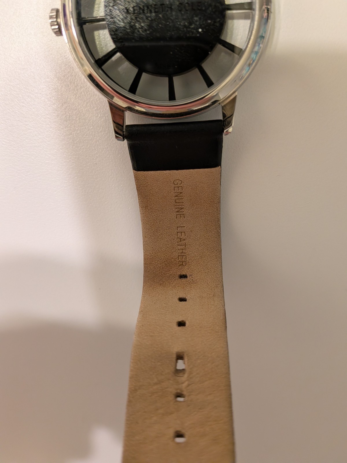 Kenneth Cole Unisex KC14994001 Transparent , See-Thru Silver White Dial Watch