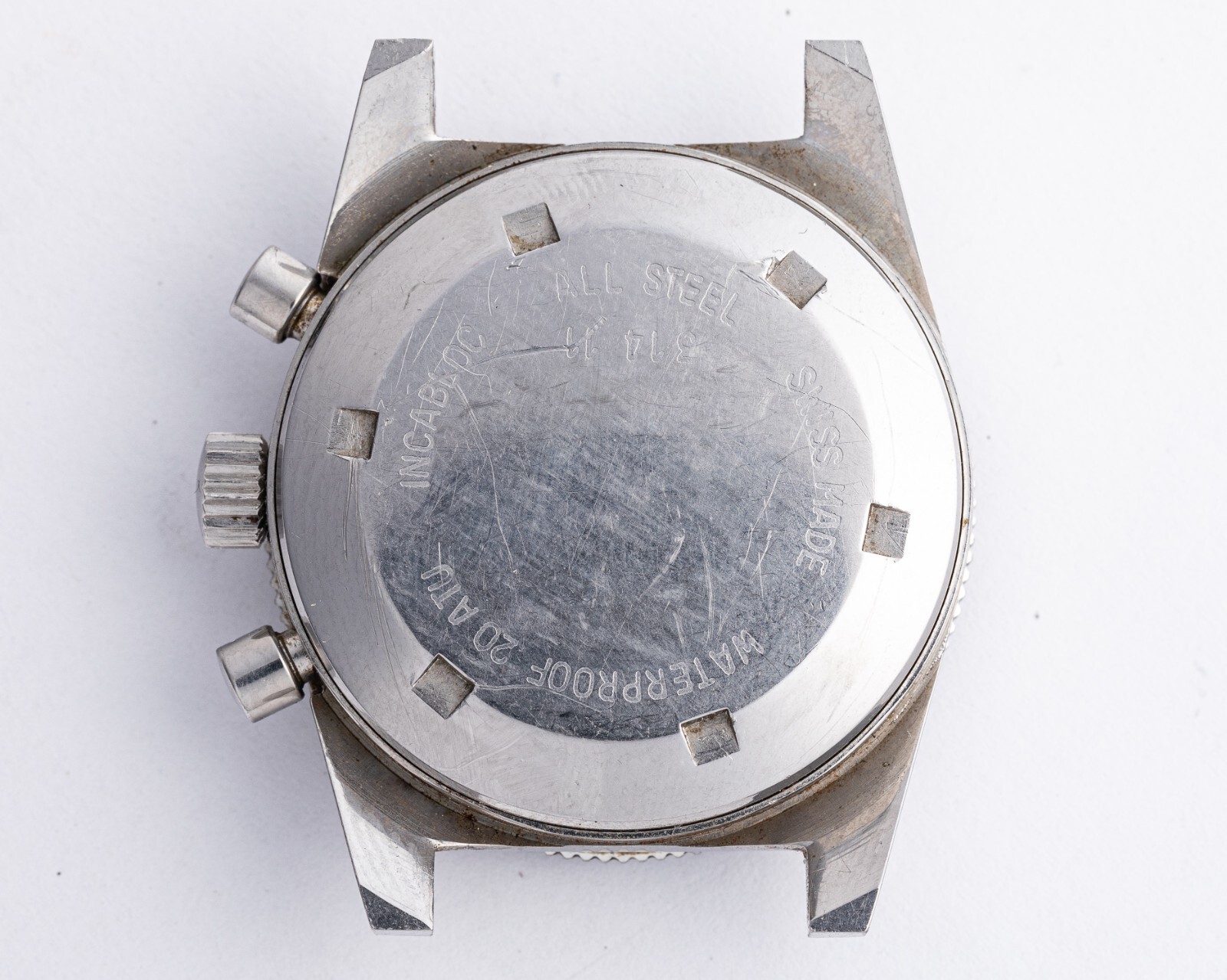 Vintage 1960’s Le Jour Triton 2-Reg. Chronograph w/Original Dial! Landeron 248