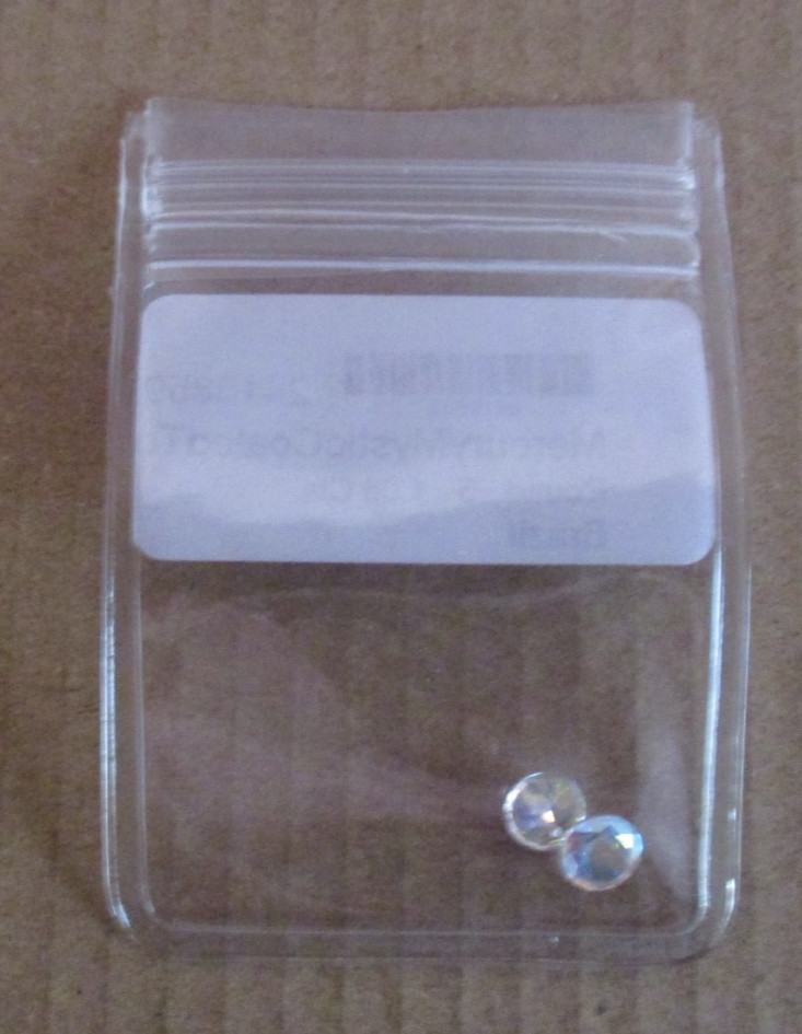 Mercury Mystic Topaz Loose Gemstone Round (5) 1.08 Cts Brazil Sealed Package