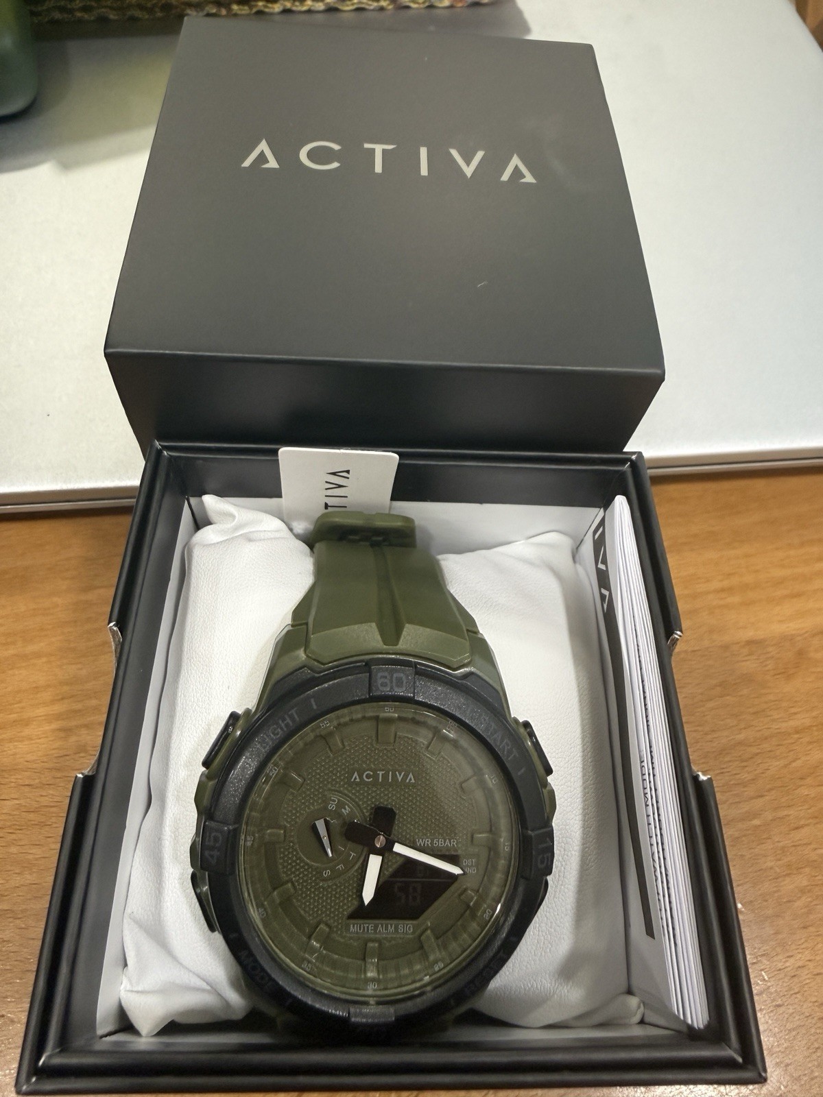 Activa X Invicta Spry Digital Essentials Men 53mm Army Green ACW2583-005