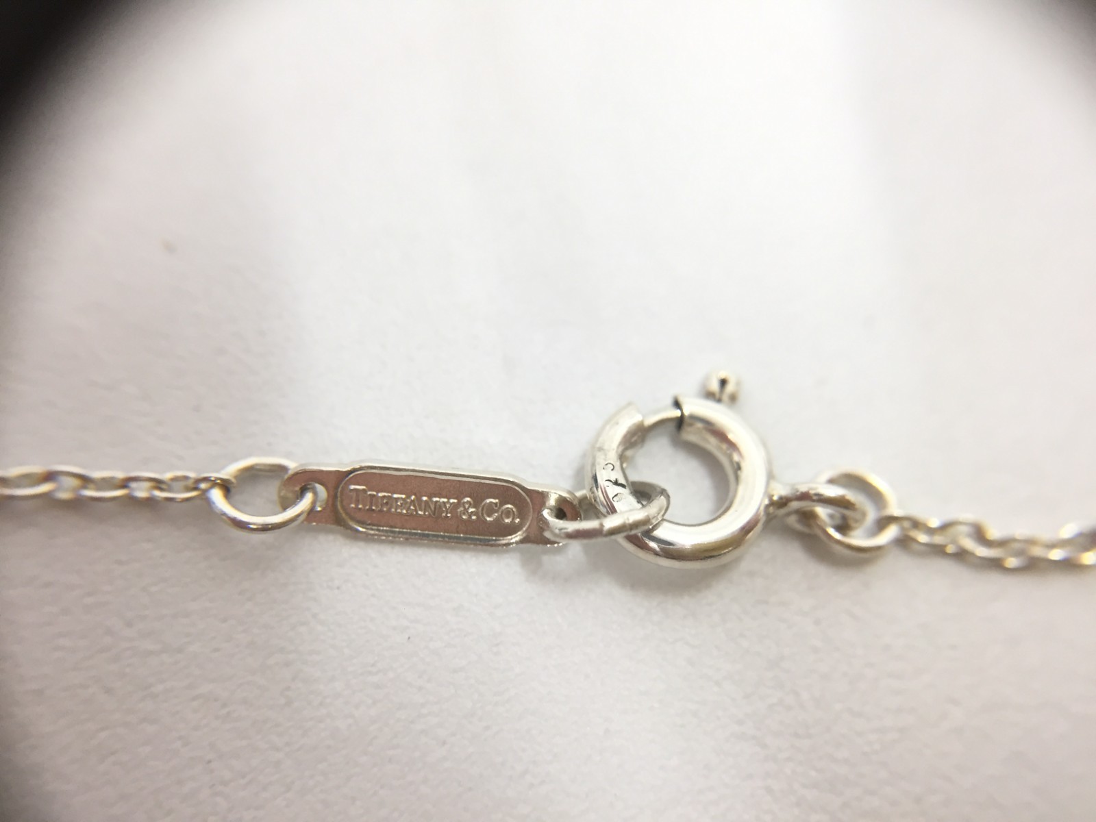 Tiffany & Co. AG 925 Silver Ring Pendant & Necklace 2F080090MS