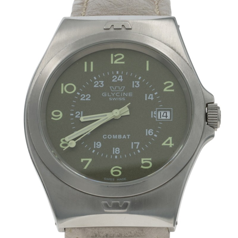 Glycine Combat Men’s Watch 8″ Stainless Steel 3854
