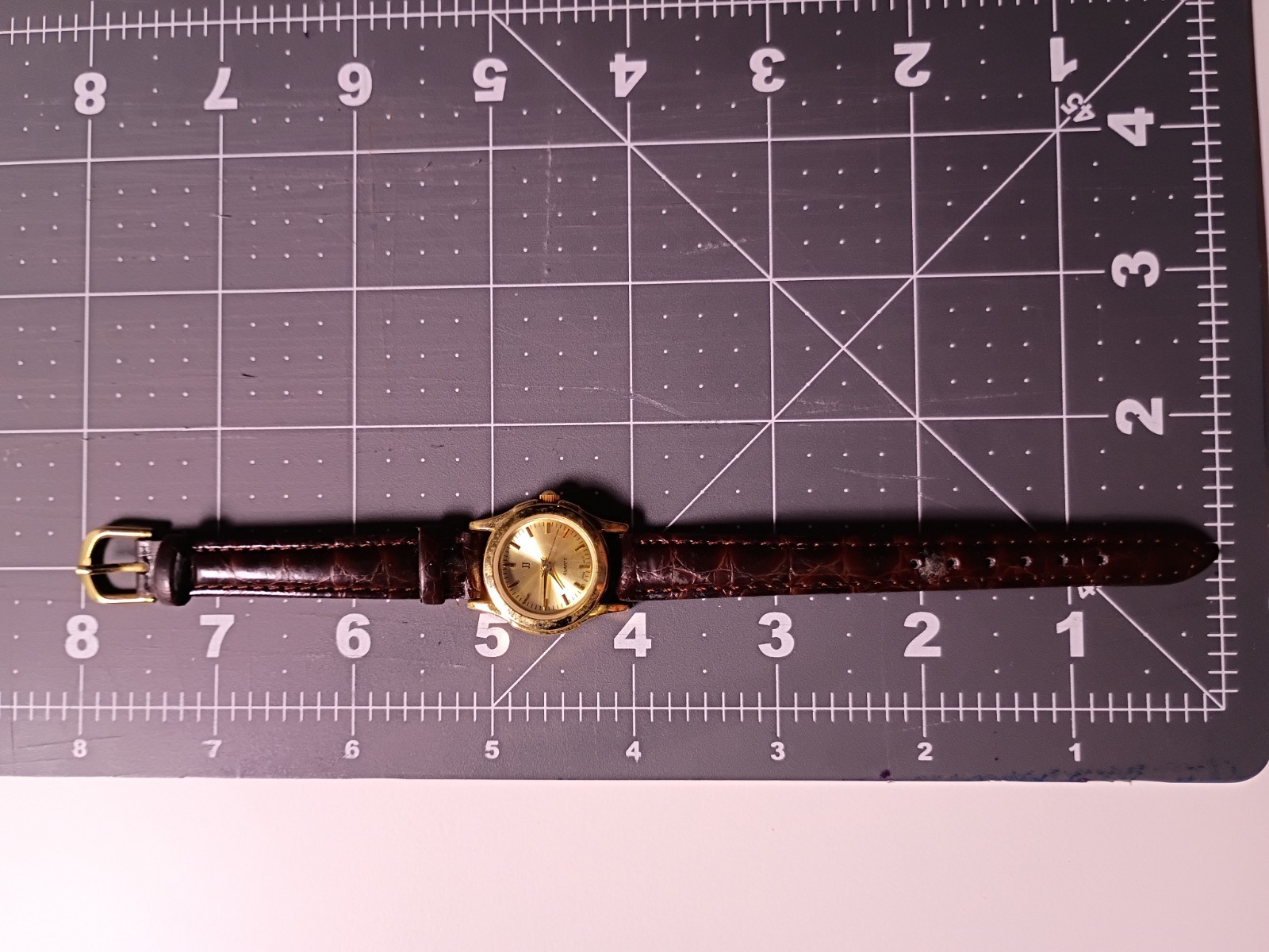 VINTAGE RARE ADVERTISING OF “JJ” GOLD PLATED Ladies/Unisex QUARTZ NEEDS A STRAP!