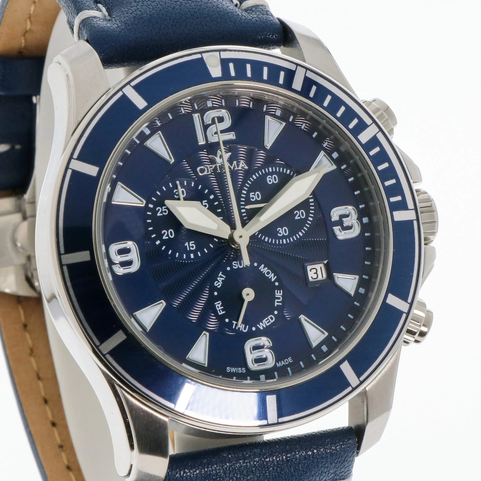 Optima – Swiss Chronograph – OSC422-SL-9 Chronograph Swiss Ronda Quartz 45 mm