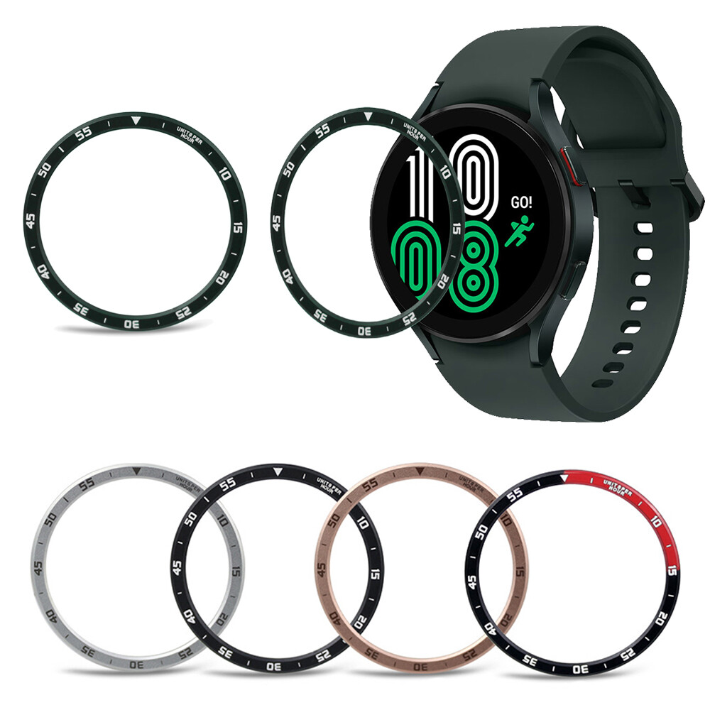 For Samsung Galaxy Watch 4 40/44mm Bezel Styling Frame Ring Case Metal Cover