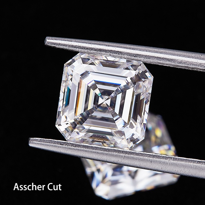 US 0.1-10ct Loose Moissanite Gem Stone VVS1 D Multi Cut with GRA Certificate