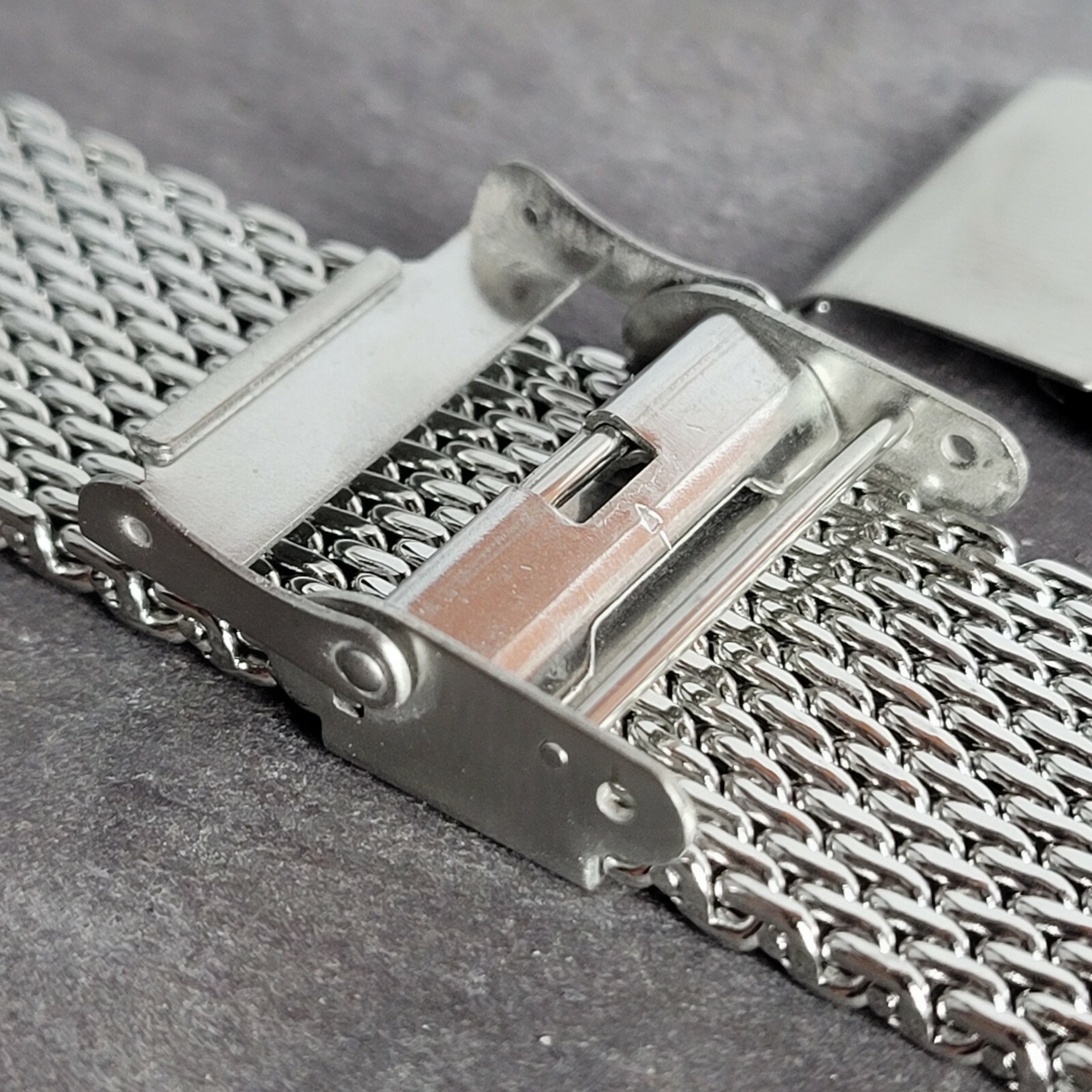 316L Steel No Time to Die Style Bond Milanese Mesh Watch Strap 20mm 22mm 18mm