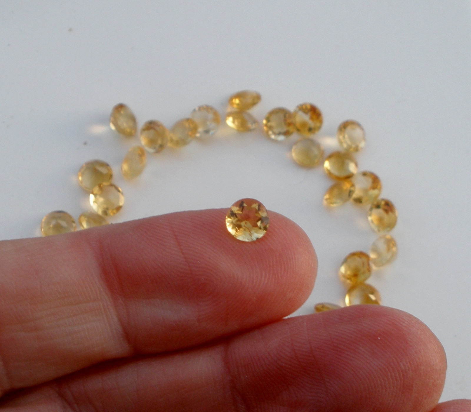 Citrine Round Loose Faceted Natural Gem 6mm