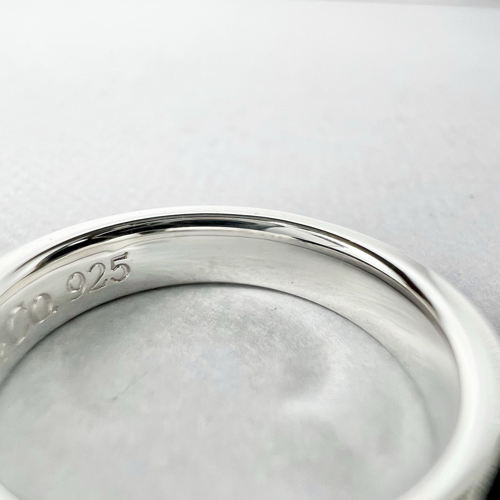 Tiffany & Co. 1837 Narrow Ring US 4.25 – 4.5 Sterling Silver 925 DWQ585