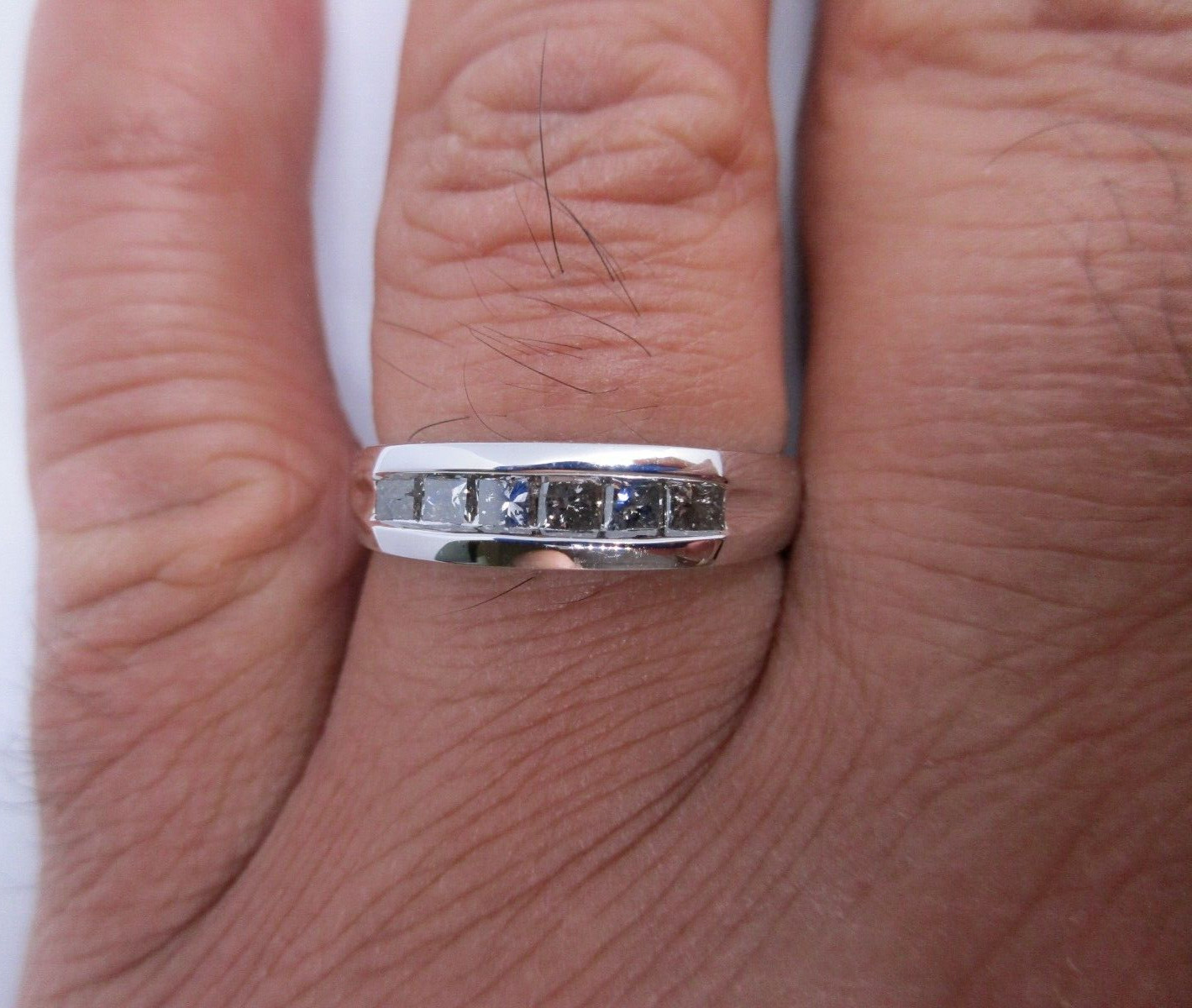 14K Gold Diamond Wedding Band Diamond=1.00 Carats F-SI1 Value=$5,750