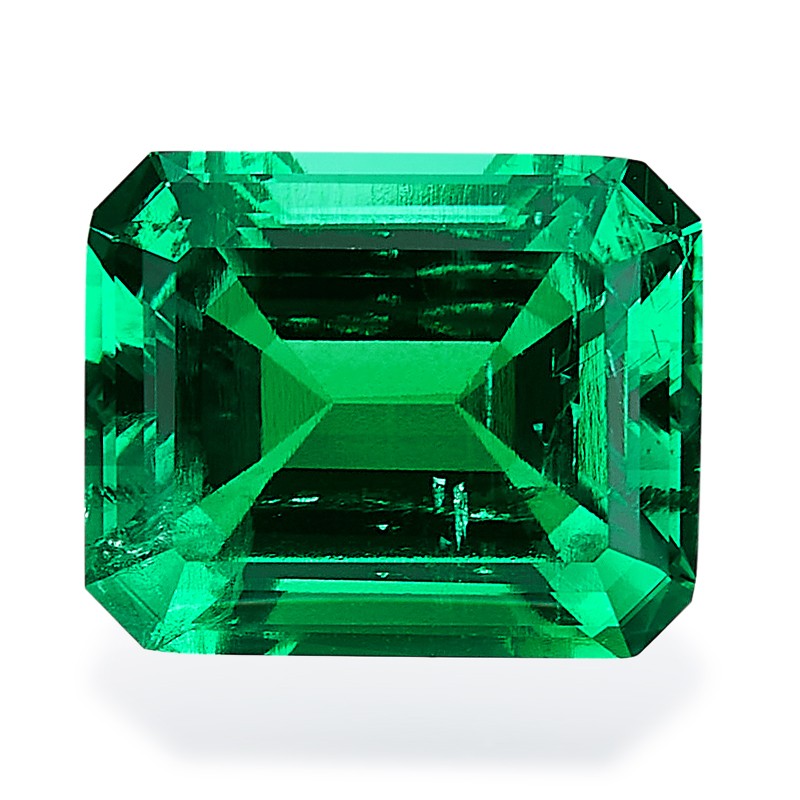 0.45-12CT Loose Lab Grown Emerald Cut Stone Colombian Gemstones AGL Certificate