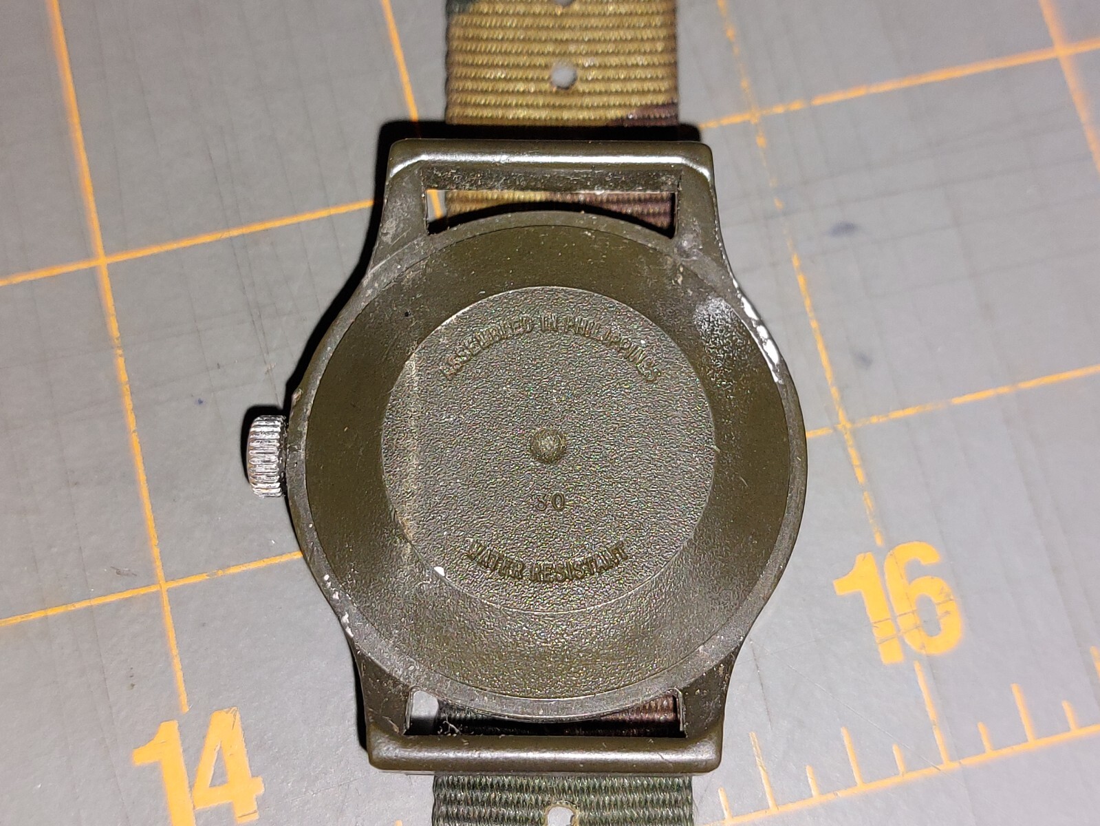 Vintage Timex Camper Military Field Mechanical Watch Philippines Works BBB