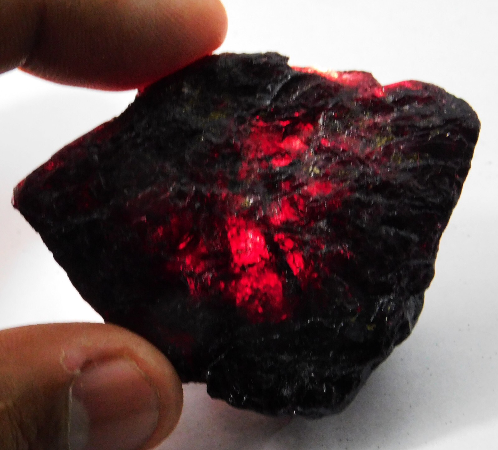 Natural 309.80 Ct Certified Red Painite Untreated Rough Loose Gemstone