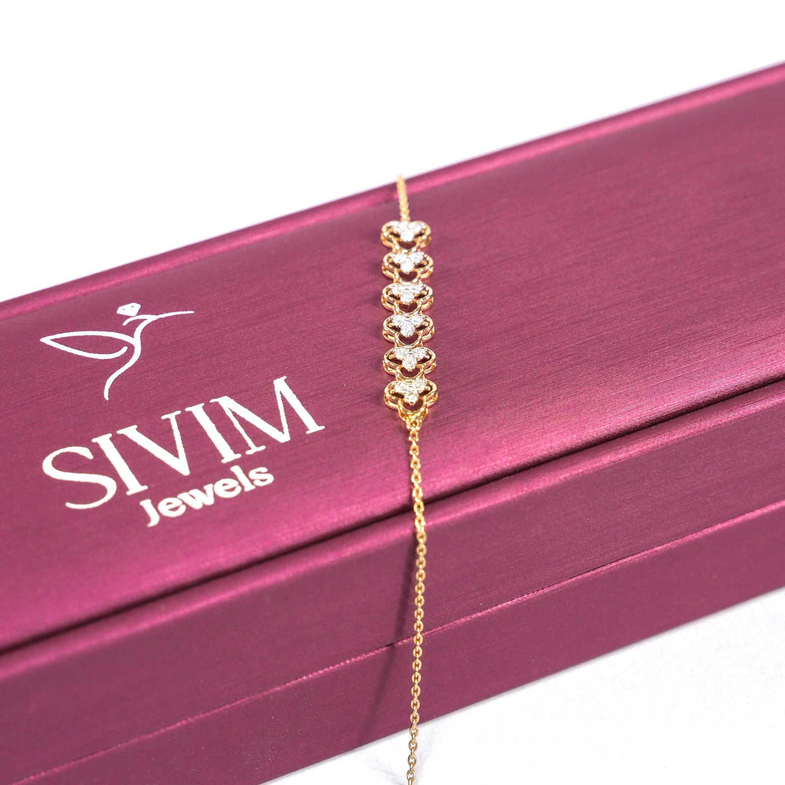18 KARAT DIAMOND BRACELET | NATURAL DIAMOND | IGI CERTIFIED | YELLOW GOLD