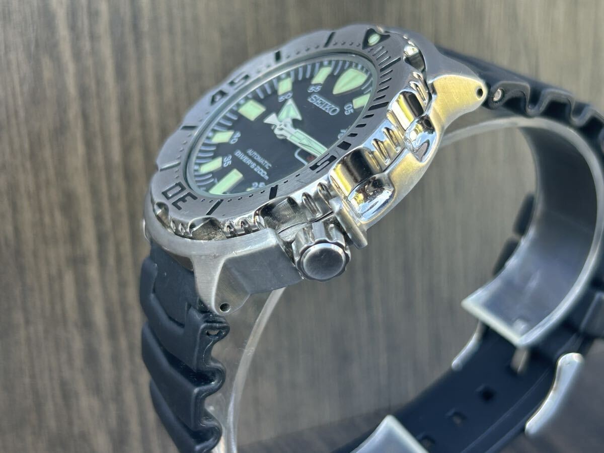 SEIKO Black Monster Diver 200M SKX779 7S26 0350 Automatic Watch