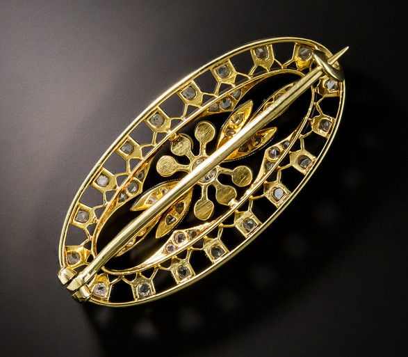 Fine 2.76CT Simulated Sapphire & Pearl Amazing Women’s Brooch Pin In 935 Silver