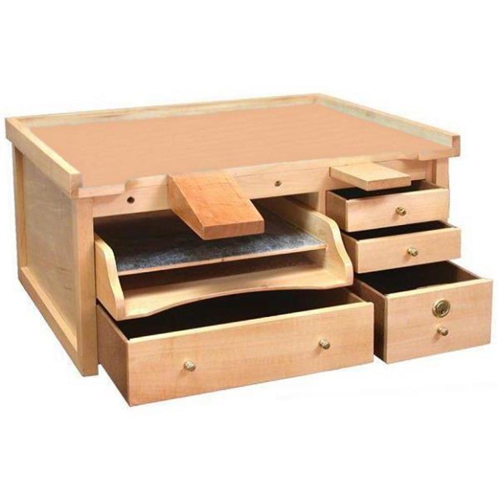 Jewelers Table Top Workbench Jewelry Repair Watch Hobby & Craft Bead 20″x16″x10″