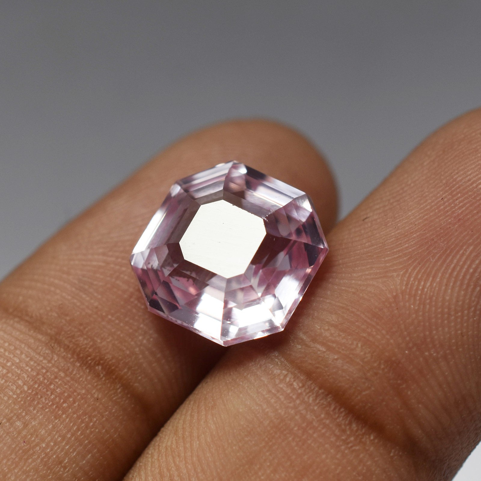 Sapphire 11.20 Ct Natural Loose Gemstone CERTIFIED Padparadscha Square Cut