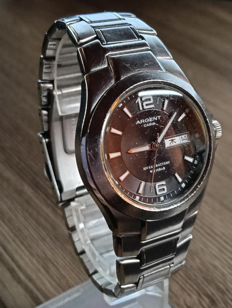 CASIO ARGENT Quartz Watch ARG-115