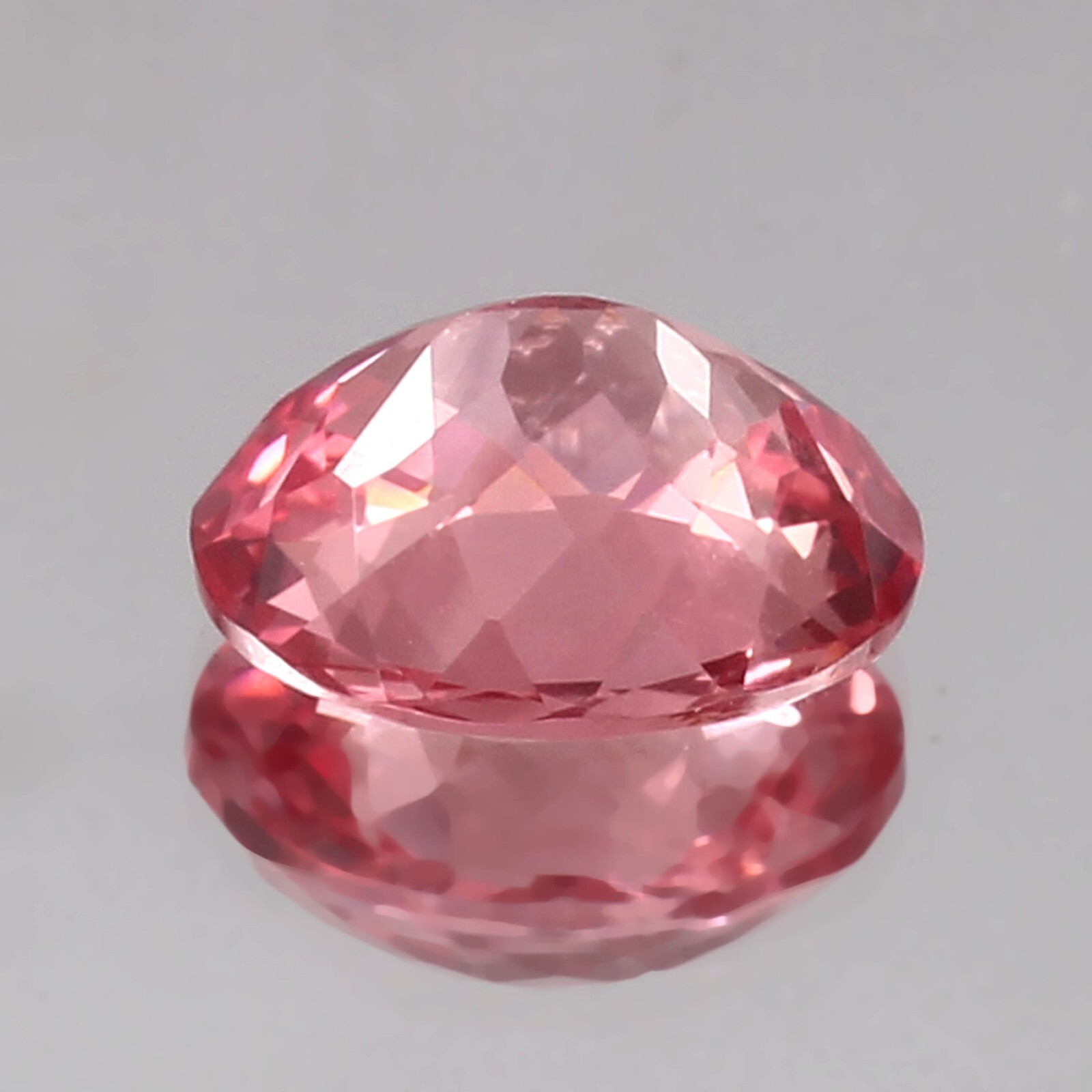 Natural Flawless Ceylon Padparadscha Sapphire Oval Cut Loose Gemstone 12×10 mm